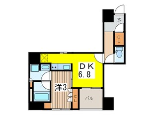 コートラクリア人形町の物件間取画像